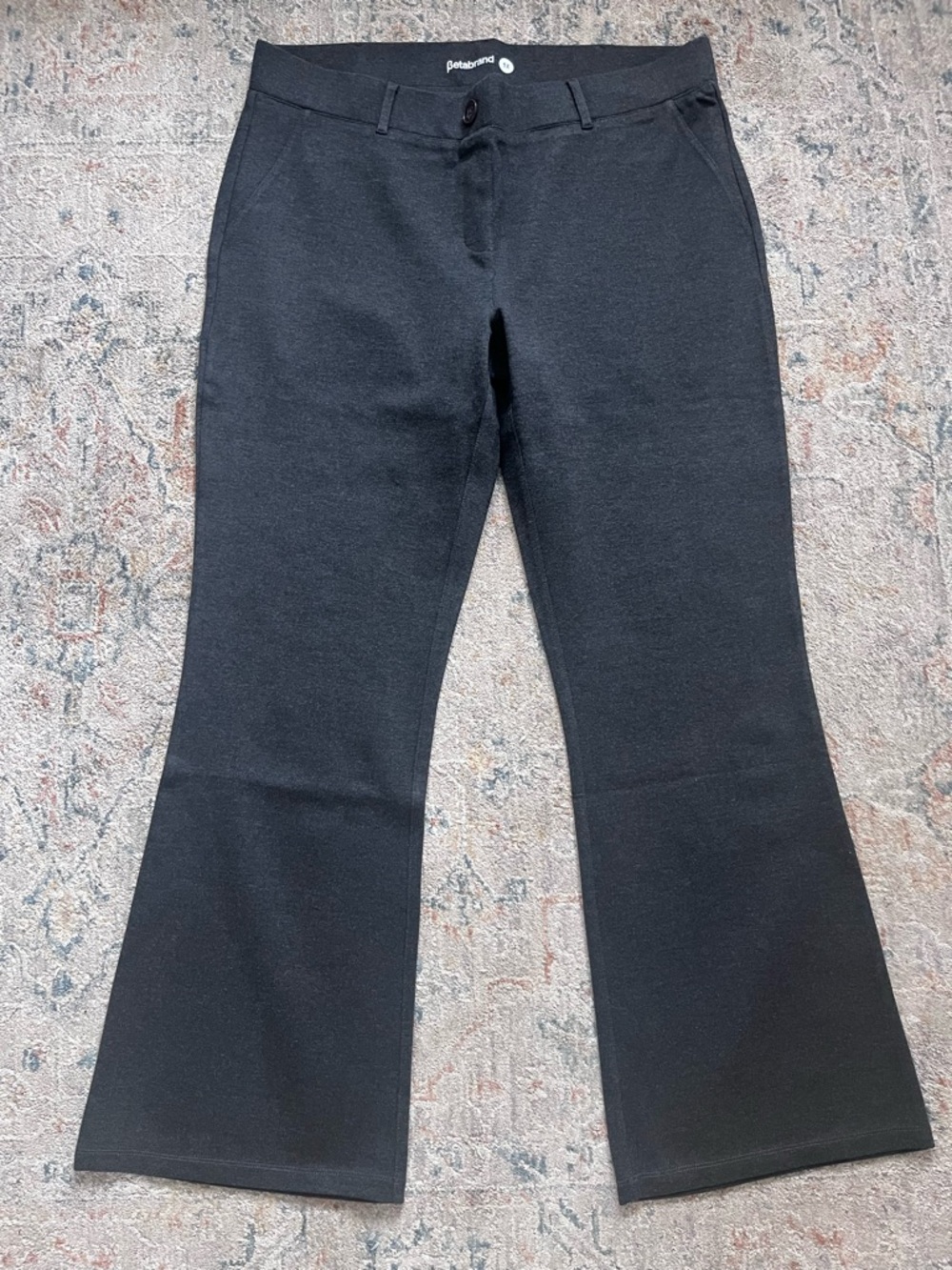 Betabrand Bootcut Flare in Charcoal